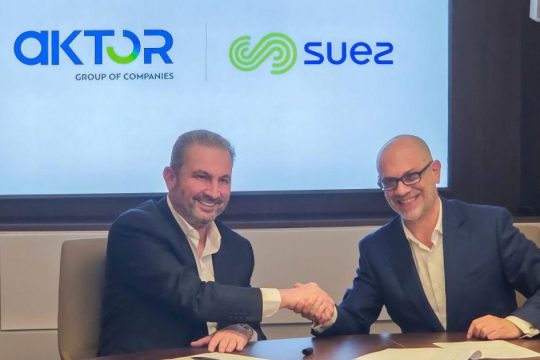 Στρατηγική Συμφωνία του Ομίλου AKTOR με την SUEZ INTERNATIONAL